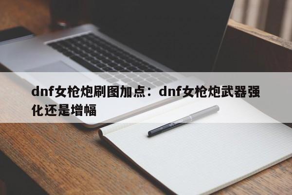 dnf女枪炮刷图加点：dnf女枪炮武器强化还是增幅